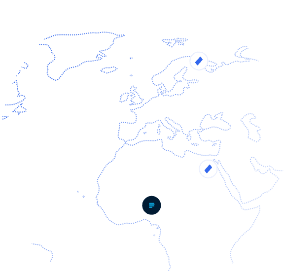 Dotted Map Background